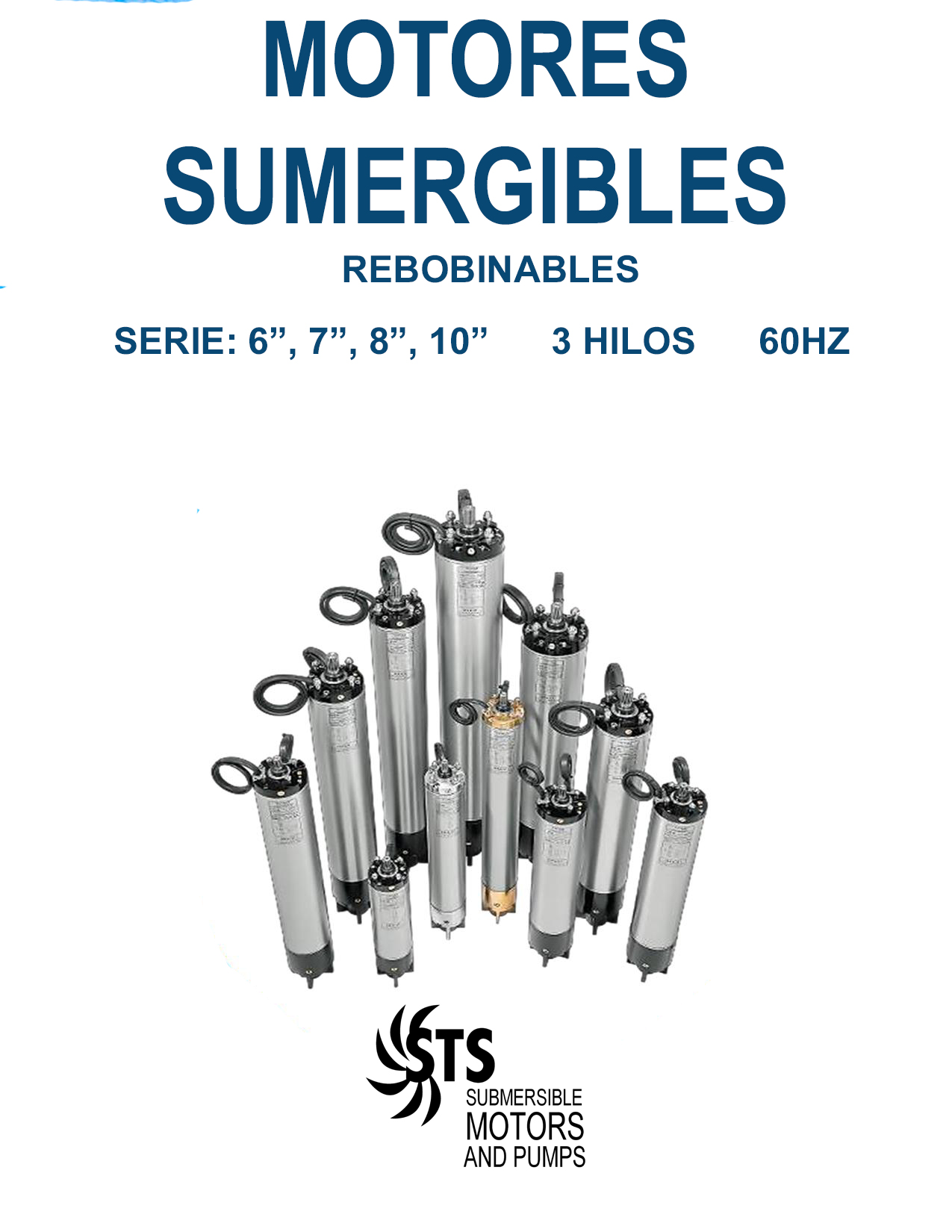 motores sumergibles rebobinables marca STS